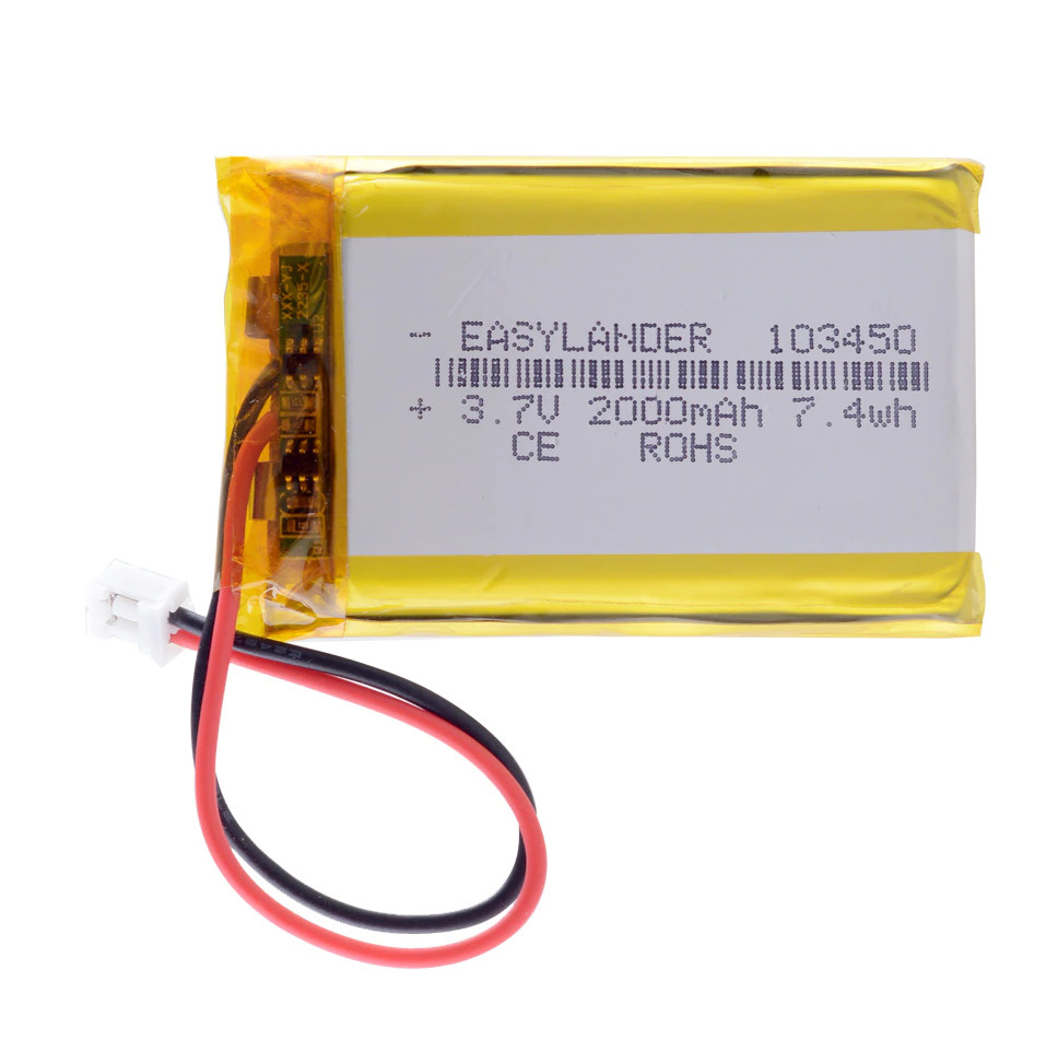 Аккумулятор ALX-Express универсальный 103450 2000mAh 3.7V Li-pol #1