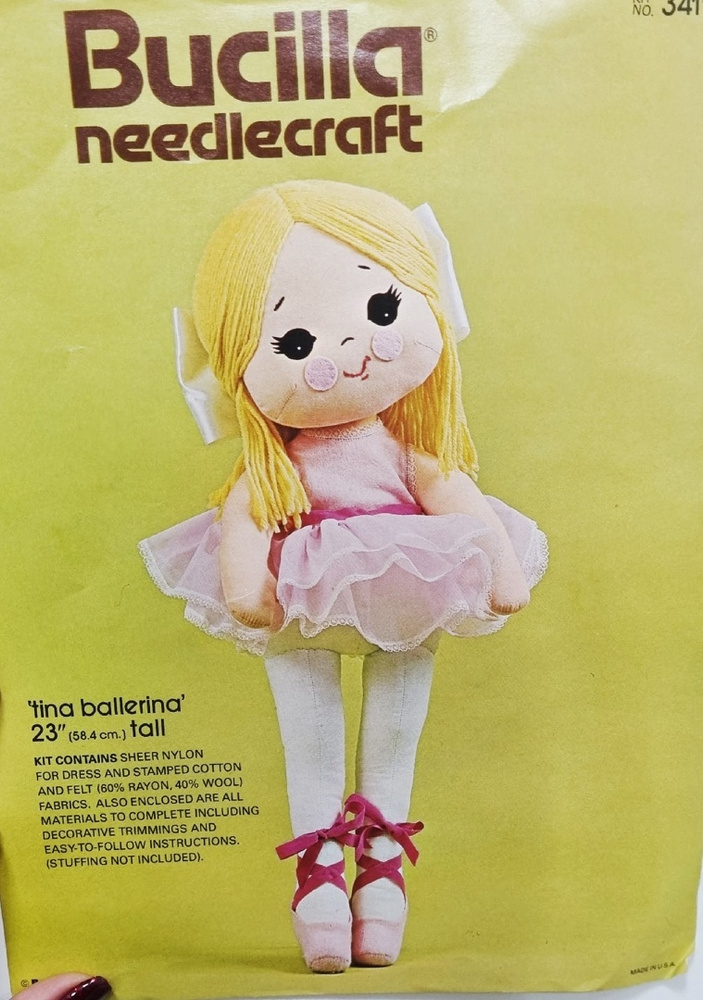 Изготовлено вручную Мягкий телятина из балетного материала игрушка для кукла Девочка
