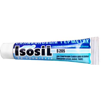 Герметик силиконовый ISOSIL S-205 бесцветный 40 мл #1