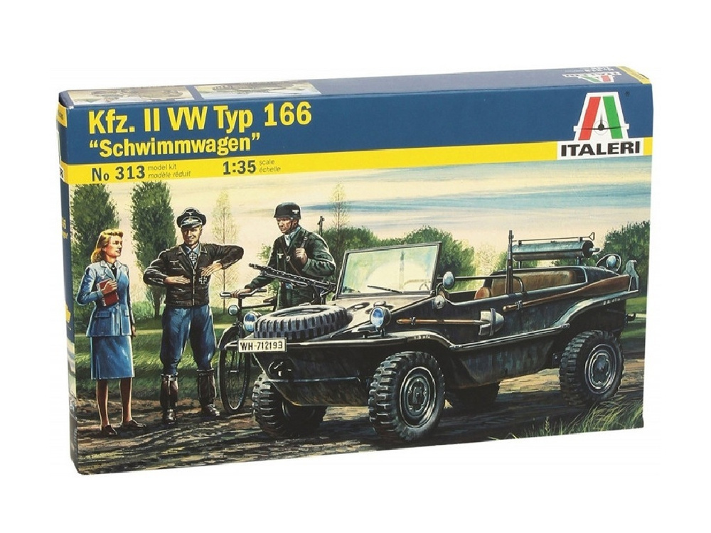 0313 Italeri Немецкий легковой автомобиль Kfz. 69 Schwimmwagen (1:35) #1