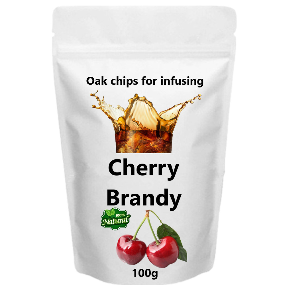 Щепа Cherry Brandy, 100 g, готово за 48 часов! самогон, водка. Французский и Американский дуб.  #1