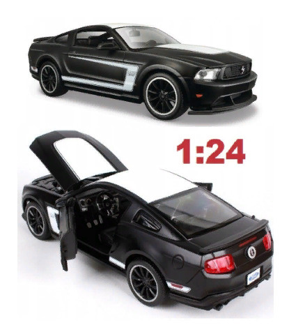 Maisto машинка металлическая "Ford Mustang Boss 302" 1:24, 1:24 арт. 31269 матовый черный  #1