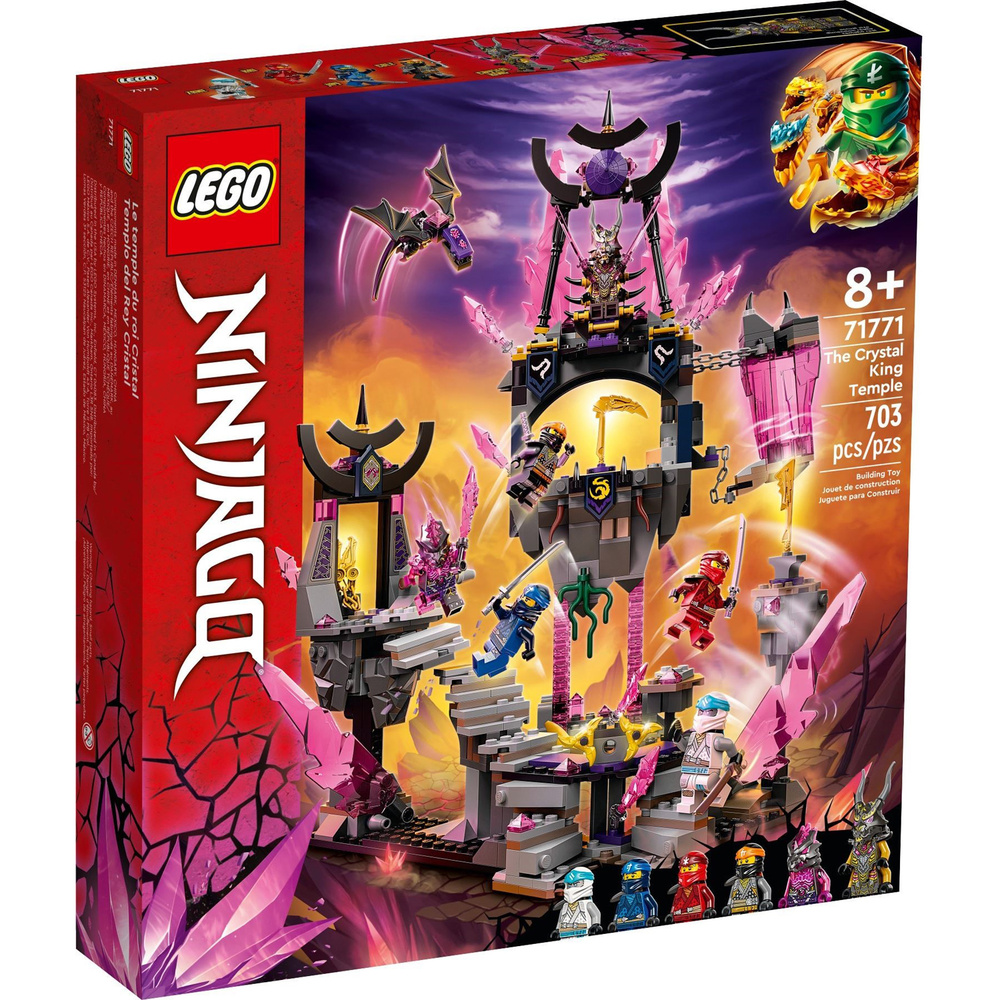 Конструктор LEGO NINJAGO Храм Хрустального Короля 71771