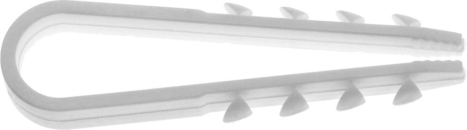 Дюбель-хомут для круглого кабеля 19х25 мм белый STARFIX 50 штук (SMP2-20290-50)  #1