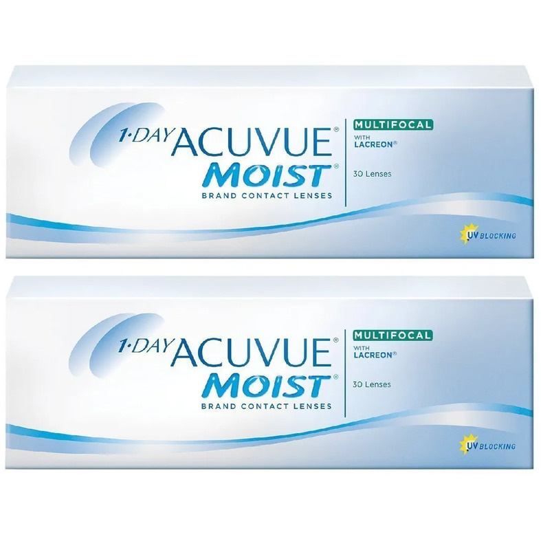 Moist Multifocal мультифокальные линзы -7.25 / LOW(слабая аддидация) / 8.4 / 14.3 / 60 штук (2 пачки #1