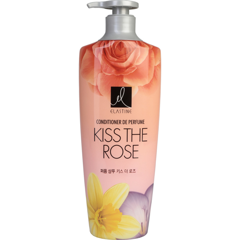 Кондиционер для волос ELASTINE Perfume Kiss the rose, 600мл #1