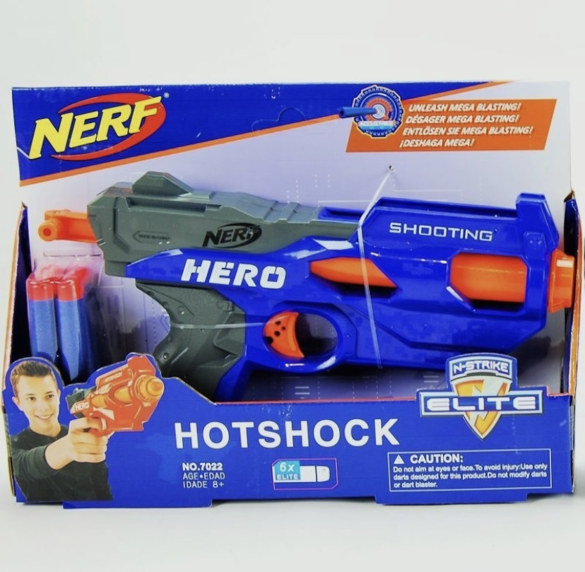 Пистолет-бластер NERF - купить с доставкой по выгодным ценам в интернет ...