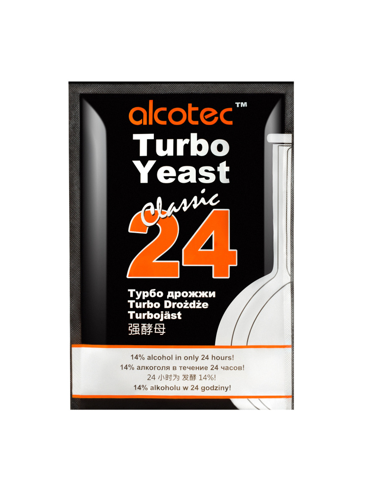 Дрожжи спиртовые ALCOTEC 24 Classic Turbo / Алкотек 24 Классик Турбо, 1 ...