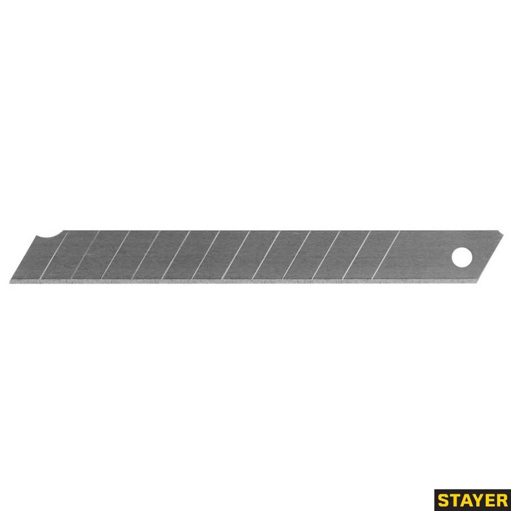 Лезвие сегментированное для ножей STAYER 9 мм, STANDARD 09050-S10 #1