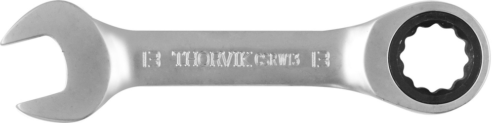 Ключ гаечный комбинированный трещоточный короткий, 13 мм, CSRW13, Thorvik #1