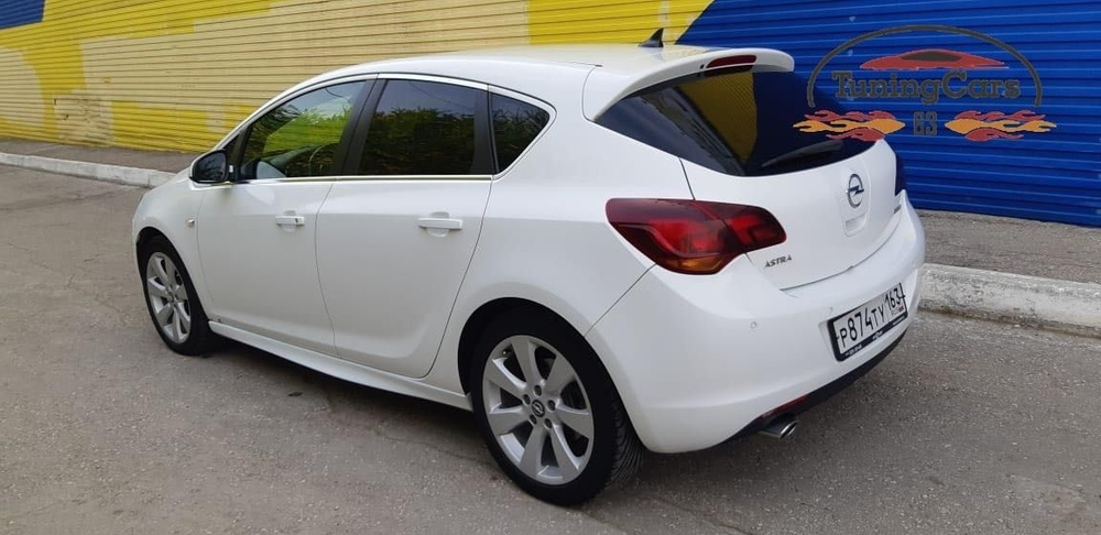 Пороги - Накладки Опель Астра (Opel Astra J) 2009-2017 Под окраску ...