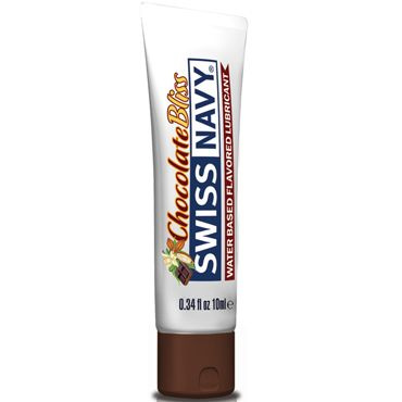 Съедобный лубрикант на водной основе со вкусом шоколада Swiss Navy Chocolate Bliss, 10 мл  #1