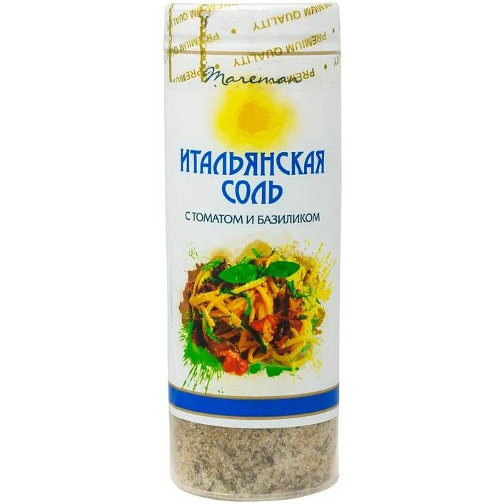 Соль MAREMAN Итальянская с томатом и базиликом 140г #1