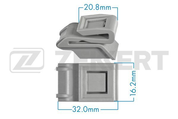 Zekkert Клипса крепежная автомобильная, 10 шт. #1