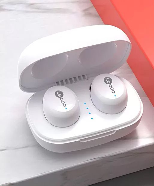 Беспроводные наушники Lenovo EW301 True Wireless Earbuds белый #1