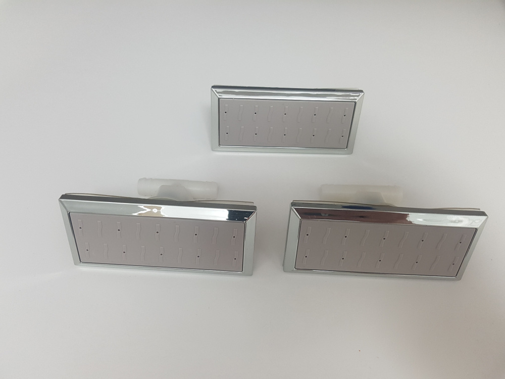 Форсунки для душевой кабины хром 3 шт - купить с доставкой по выгодным ...