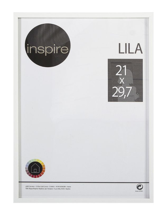 Рамка Inspire Lila 21х29.7 см цвет белый #1