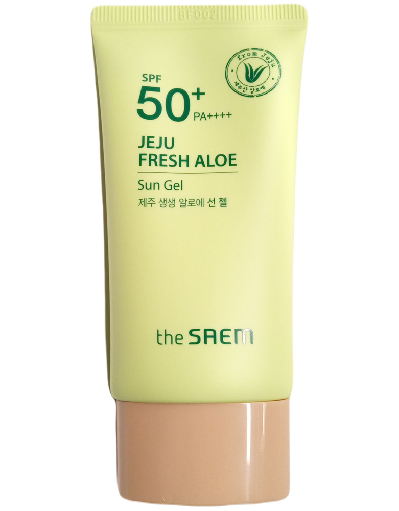 The Saem солнцезащитный крем-гель с экстрактом алоэ Jeju Fresh Aloe Sun Gel SPF50+, 50 мл  #1