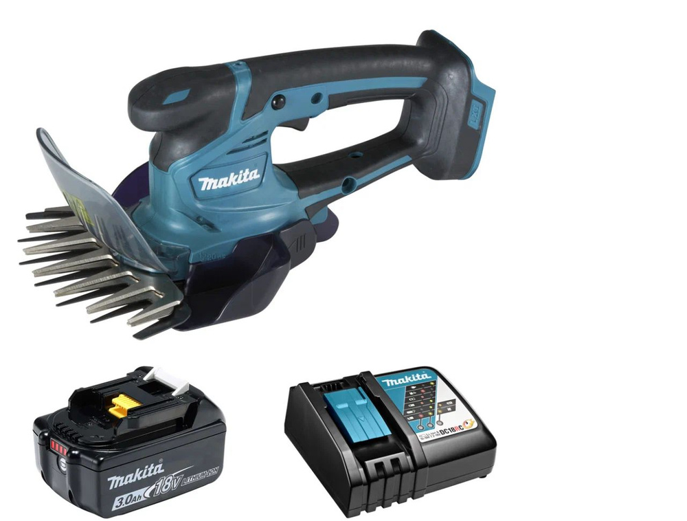 Аккумуляторные ножницы для травы Makita DUM604Z-RF (18V, Li-Ion) (1х3Ач ...