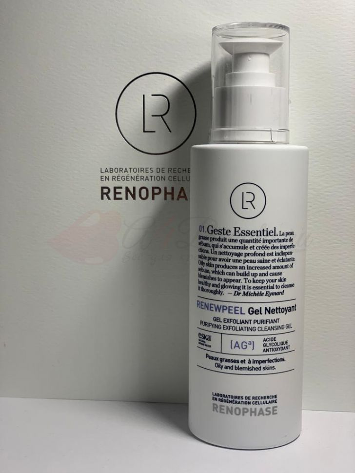 RENOPHASE RENEWPEEL Gel Nettoyant Equilibrant Гель Реньюпил для ...