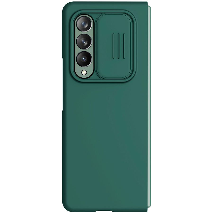 Чехол для смартфона Samsung Galaxy Z Fold 3 Nillkin CamShield Silky  Silicone Case темно-зеленый силиконовый с защитой камеры - купить с  доставкой по выгодным ценам в интернет-магазине OZON (754199221)