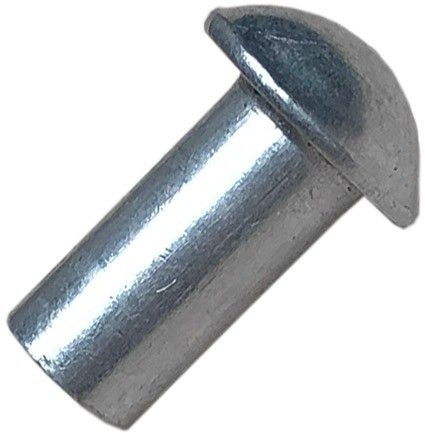 Заклепка с полукруглой головкой 2 х 5 DIN 660, алюминий (Набор 20 шт.), Заклепка под молоток КРЕПКОМ #1