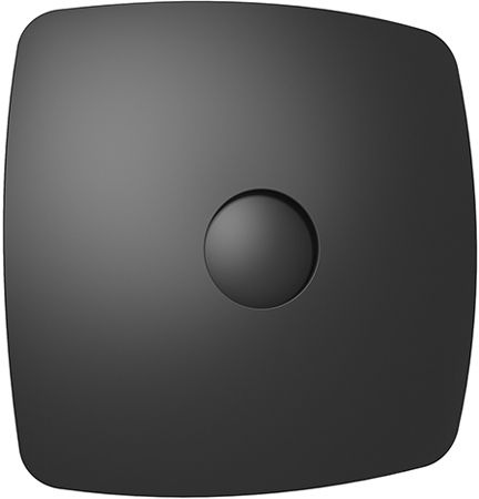 Вентилятор накладной D100 с обратным клапаном цвет черный  #1