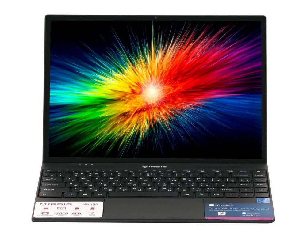 IRBIS NB650 (NB650) Ноутбук 13,5", Intel Pentium J3710, RAM 4 ГБ, eMMC 128 ГБ, Windows Pro, (NB650), #1