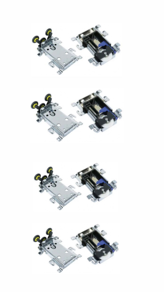 Комплект роликов для шкафов купе stanley