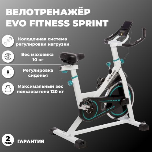 Спин-байк EVO FITNESS Sprint купить на OZON по низкой цене (1780817233)