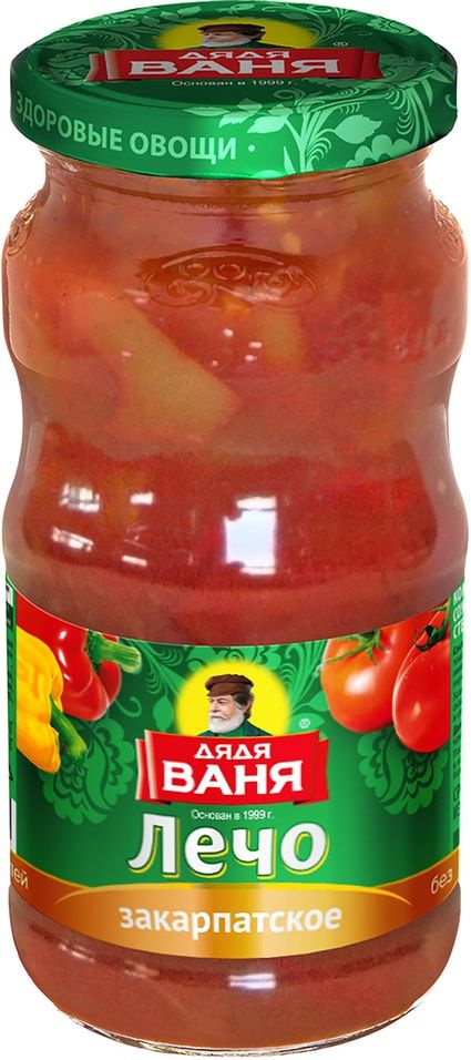 Перец Дядя Ваня Лечо Закарпатское в томатном соусе 460г х 2шт  #1