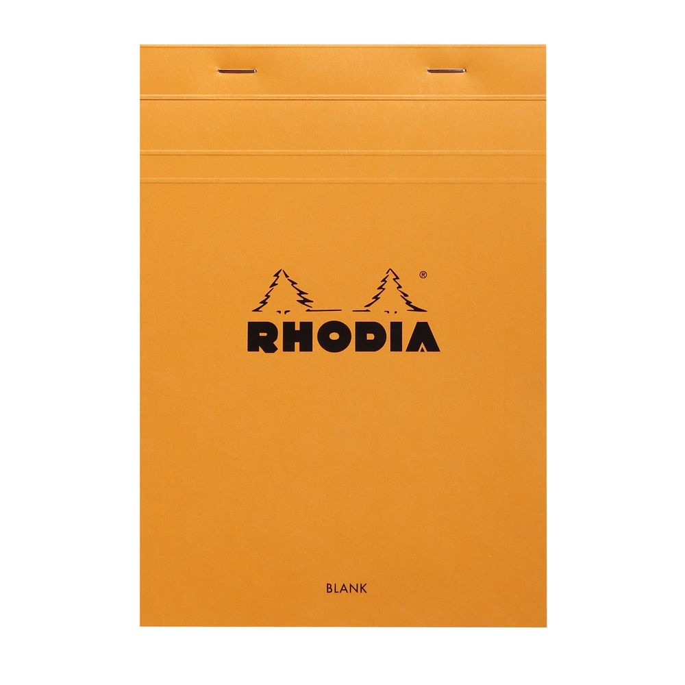 Блокнот Rhodia Basics №16, A5, без линовки, 80 г, Оранжевый #1