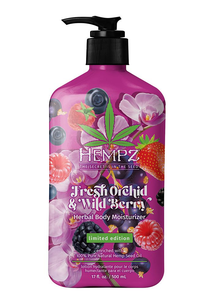 HEMPZ Молочко Для Тела Увлажняющее Орхидея и Дикие Ягоды Fresh Orchid & Wild Berry Herbal 500 мл  #1