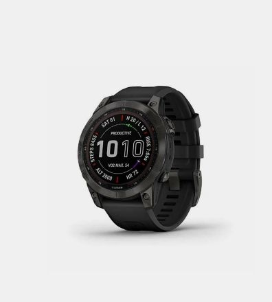 Garmin Умные часы Fenix 7 Sapphire Solar DLC Titanium, 47mm, Fenix 7 Sapphire Solar DLC Titanium, Carbon #1