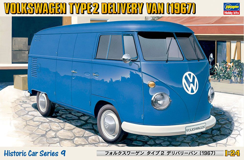 Hasegawa Volkswagen Type 2 Delivery Van (1967), 1/24, Сборная модель HC-9 #1