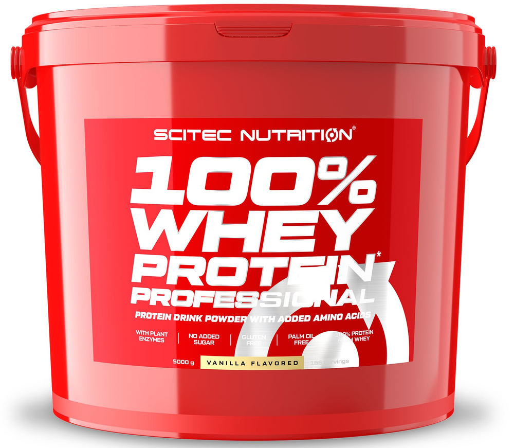 Протеин сывороточный Scitec Nutrition 100% Whey Protein Professional 5000 г клубника  #1