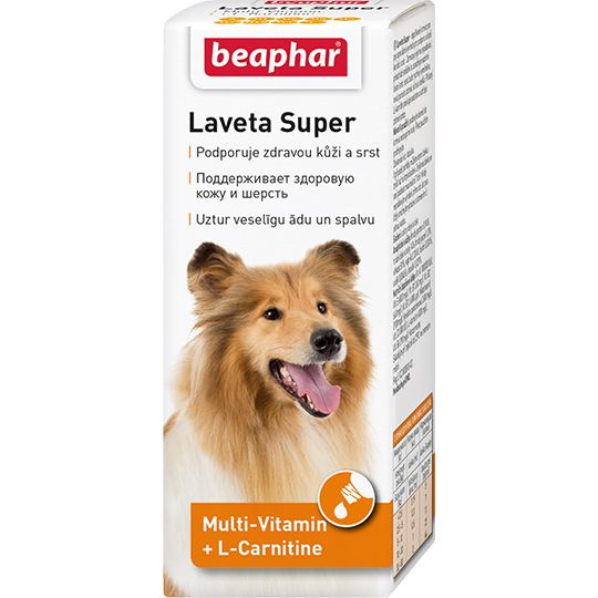 Кормовая добавка Beaphar Laveta Super для собак для шерсти, 50 мл #1