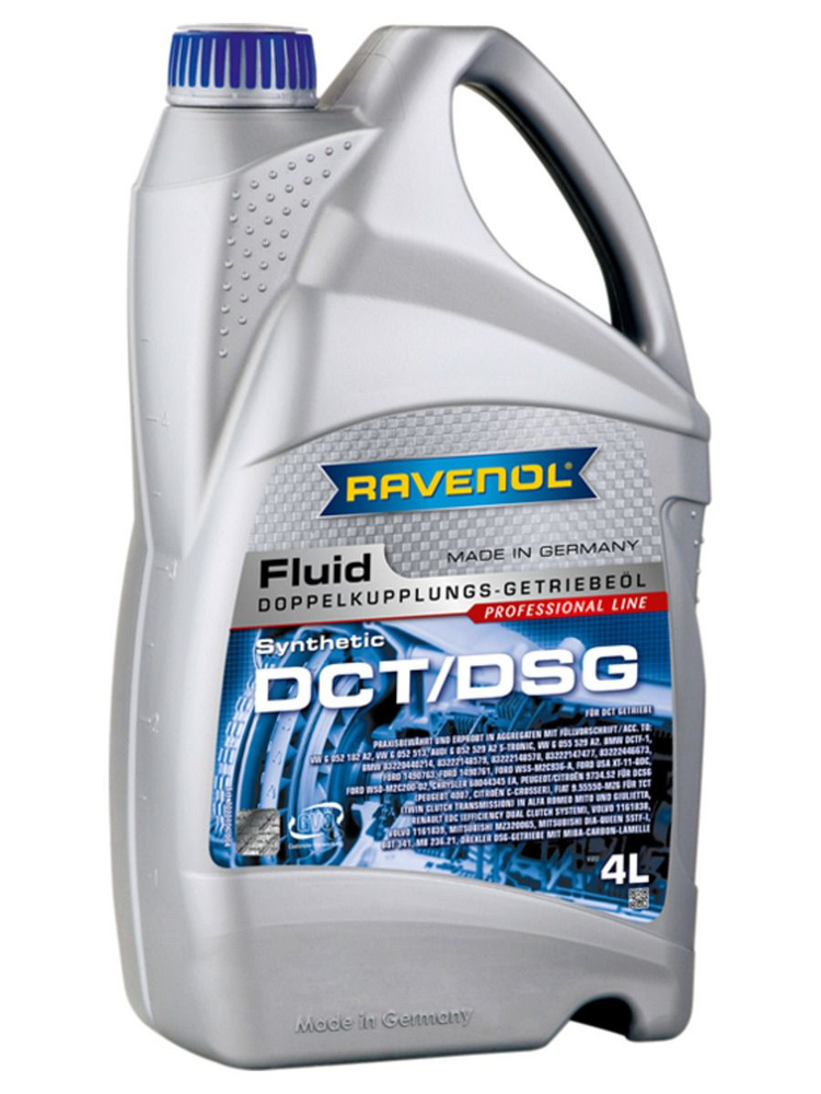 Трансмиссионное масло RAVENOL DCT/DSG Getriebe Fluid (4л) - купить по ...