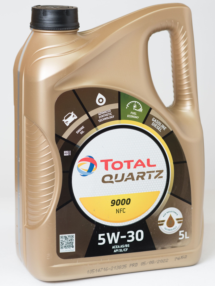 Total Quartz 9000 NFC 5W-30 Масло моторное, Синтетическое, 5 л #1