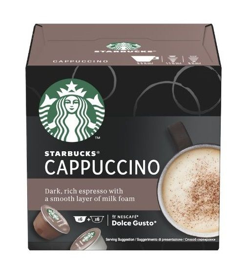 Капсулы для кофе Starbucks Dolce Gusto CAPPUCCINO (12 капсул) #1