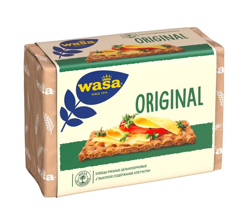 Хлебцы Wasa ржаные оригинальные, 275г #1