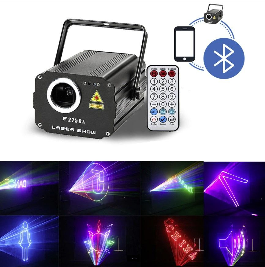 Лазерный проектор LASER SHOW F2750A - купить с доставкой по выгодным ...
