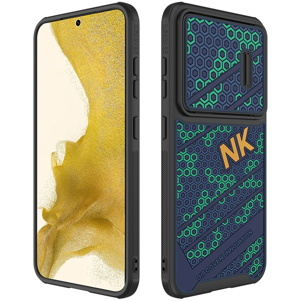 Чехол Nillkin для Samsung Galaxy S23 с откидной крышкой для камеры, 3D  защитный чехол в форме сот для Samsung Galaxy S23 , TPU PC материал -  купить с доставкой по выгодным ценам