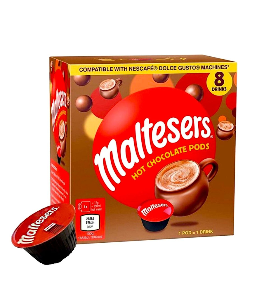 Горячий шоколад Maltesers в капсулах 17 гр, 8 шт Dolce Gusto #1