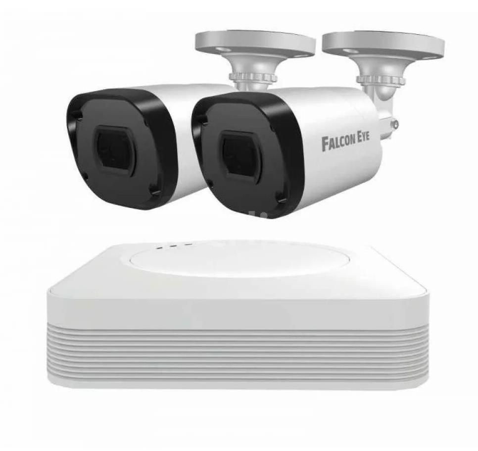 Система видеонаблюдения Falcon Eye FE-104MHD KIT LIGHT SMART 1920×1080 -  купить по низким ценам в интернет-магазине OZON (876775534)