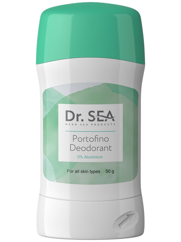 Dr. Sea / Натуральный женский стик дезодорант PORTOFINO, без алюминия с маслом перечной мяты, шалфея #1