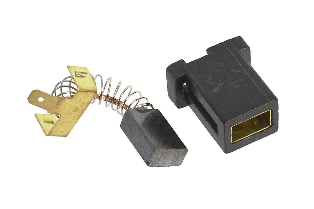 Щетка угольная в сборе с щеткодержателем подходит для Black & Decker ...