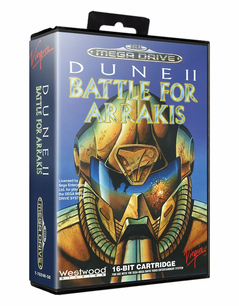 Игровой картридж для SEGA "Dune 2 Battle For Arrakis" (Дюна 2), в ...
