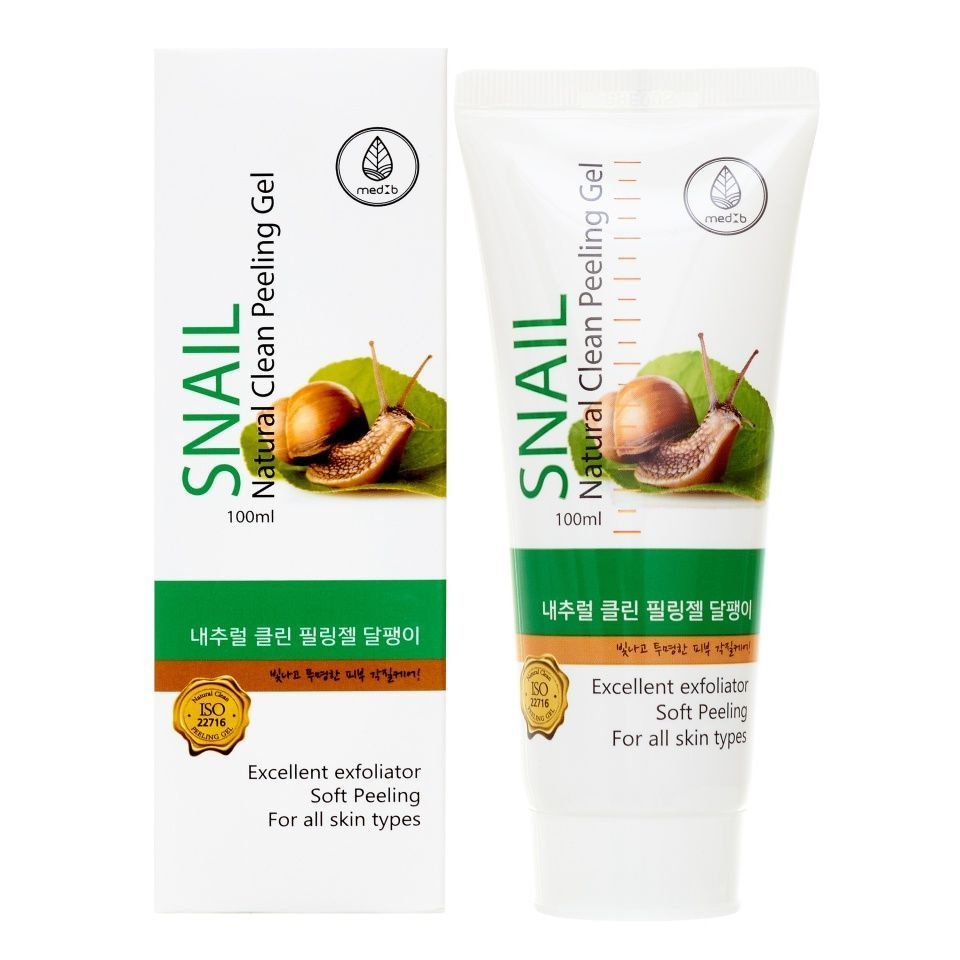 MedB / Пилинг гель корейский с муцином улитки (100мл) Natural Clean Gel ...