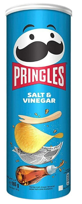 Pringles картофельные чипсы Соль и уксус 165 гр #1